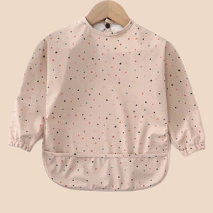 get crafty smock apron - pink dots